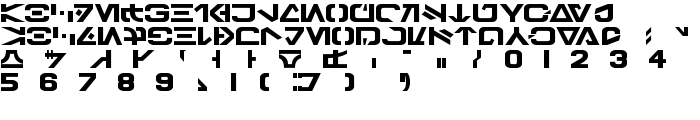 Galactic Basic font