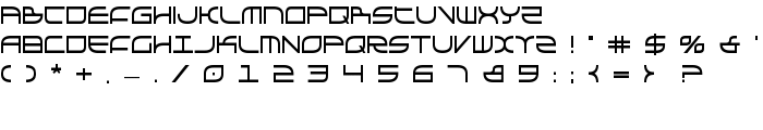 GalgaBold Condensed font