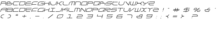 Galga Italic font