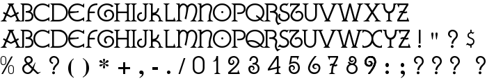 GALLAECIA     Normal font