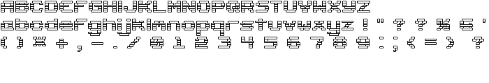 Gaposis Outline [BRK] font