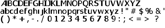 Gaps font