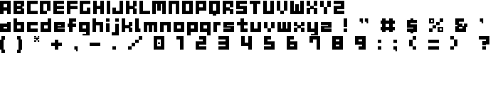 GAU_font_cube_B font