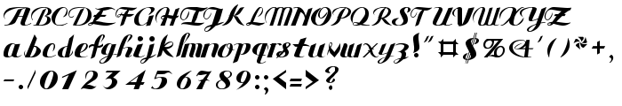 Gauche Display font