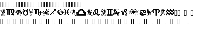 GE Zodiac font