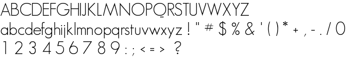 GeosansLight font