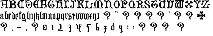 German-Blackletters--15th-c- font