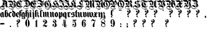 ShadowedGermanica font
