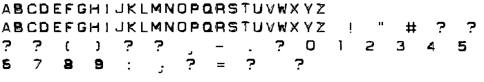 GF Ordner Inverted font