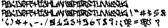 Ghetto Streetz font