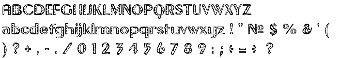 Gilgongo Tiki font