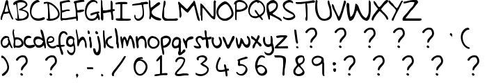 Glenns HandRegular font