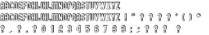 GM Exp Offset Doubleoutline font