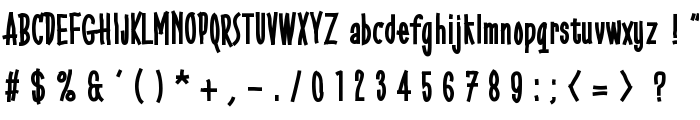 Gobbledegook font