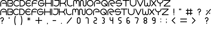 Goca logotype beta font