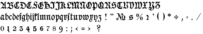 Goeschen Fraktur font