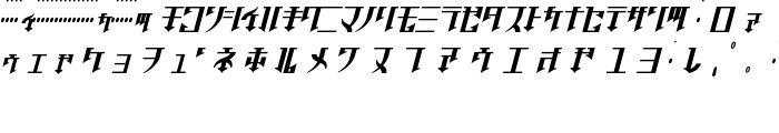 Golgotha Oblique J. font