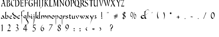 Gondola SD font