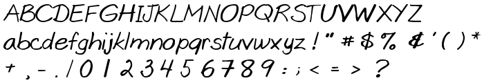 Goobascript font