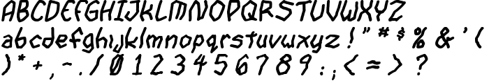 goon spectre TBS Bold Italic font