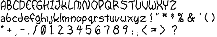 goon spectre TBS font