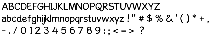 GosmickSans font