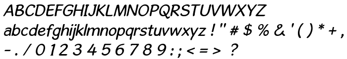 GosmickSansOblique font