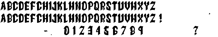 Goth Goma__G font