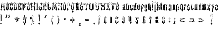 Gothic Flames font