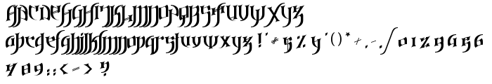Gothic-Love-Letters font