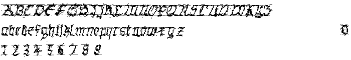 GothicHandDirty bold font