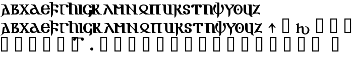 GOTIKAOE font