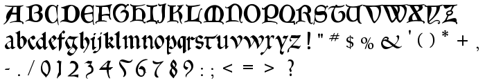 GoticaBastard font