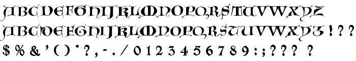 GotischeMajuskel font