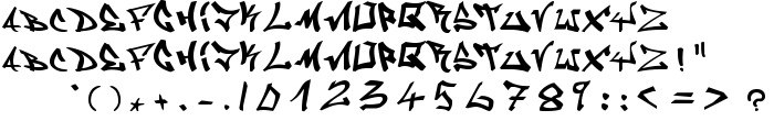 Graffiti font