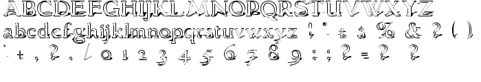 GranthamShadow font