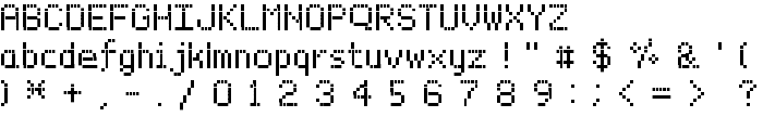 GraphicPixel font