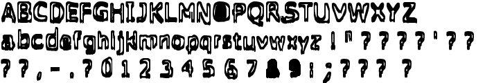 Grasping font