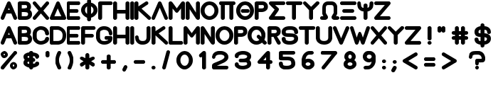 Greek House Fathouse font