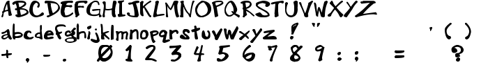 GreenWood_RS font