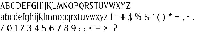 Greetings font