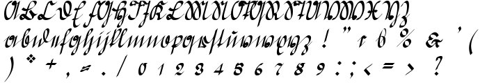 Greifswaler Deutsche Schrift font