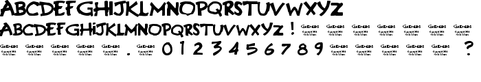 Gremlins font