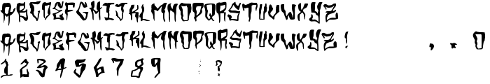 Grimey font