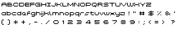 Grixel Kyrou 5 Wide font