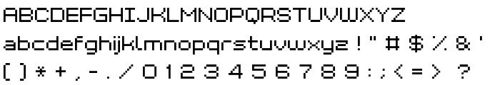 Grixel Kyrou 7 Wide font