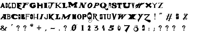 Gun Show font