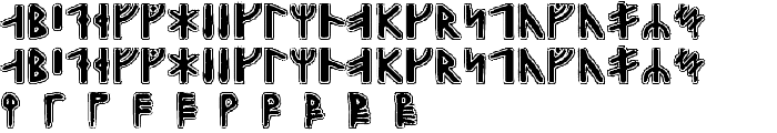 Gunnar Runic font
