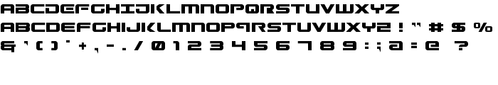 Gunship font