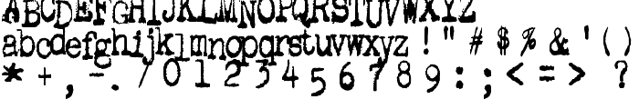 Gutter Vomit font